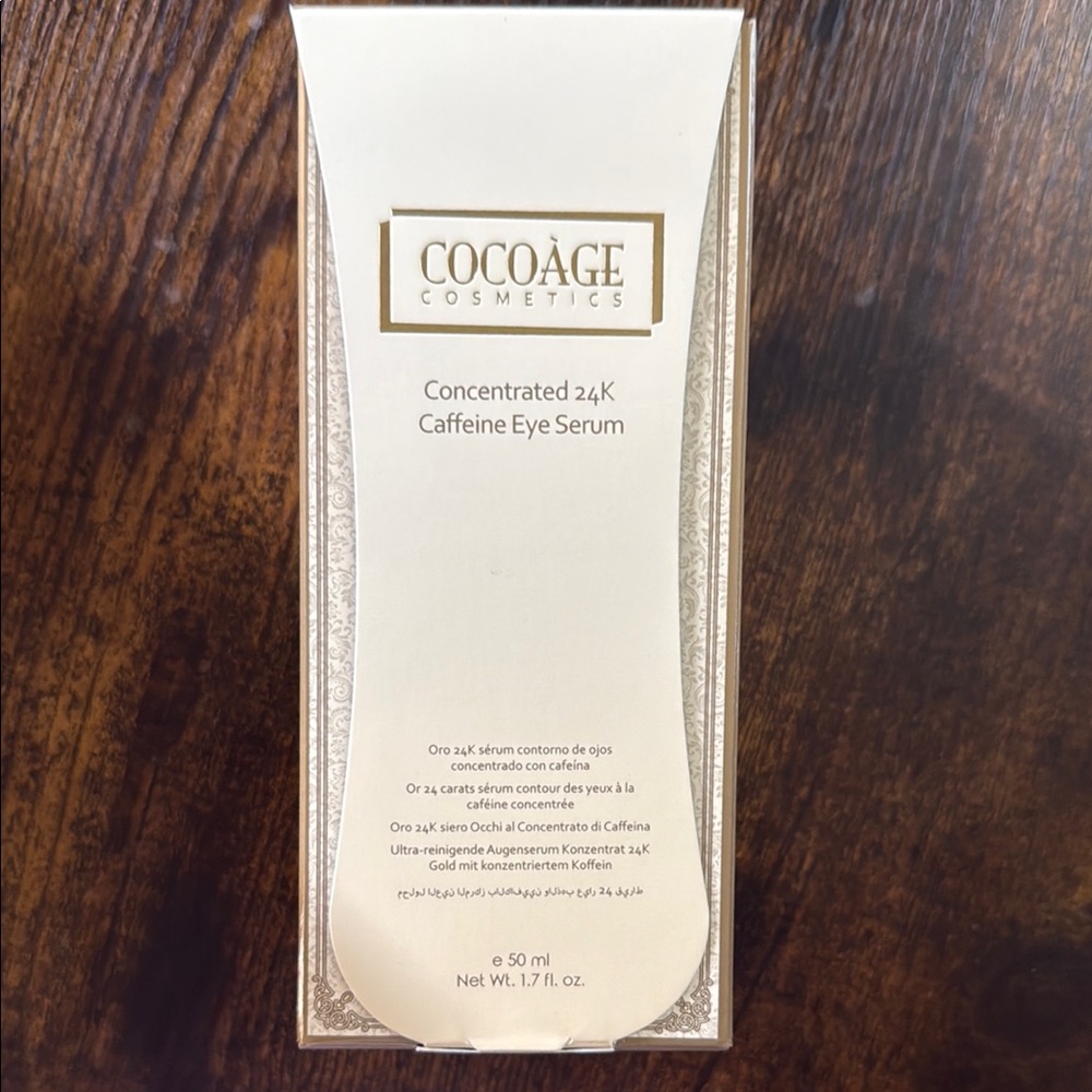 24K Gold Caffeine Eye Serum